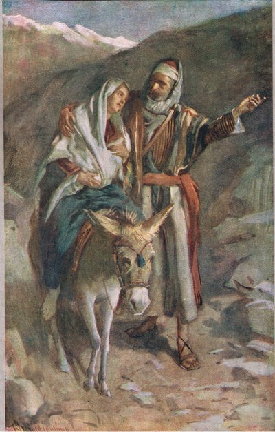 The Flight to Egypt by Harold Copping